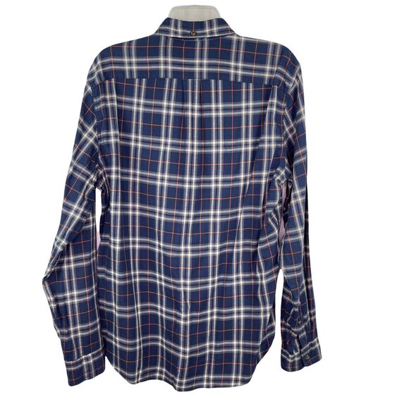 J. Crew 100% Cotton Blue Plaid Long Sleeve Button Down Shirt Men's Sz M - Picture 2 of 6